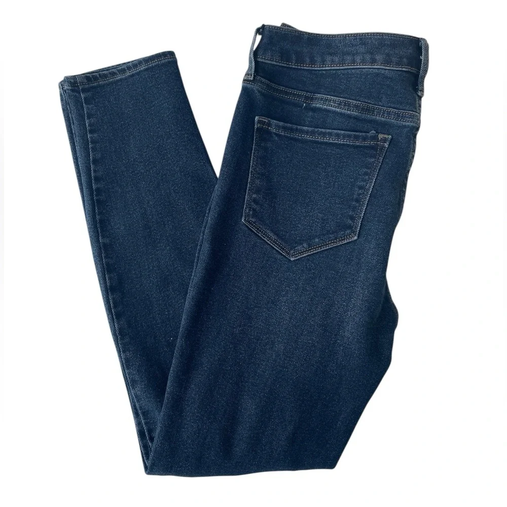 Old Navy Rockstar Super Skinny Jeans Ripped Knees Secret Slim Pockets Woman's 8
